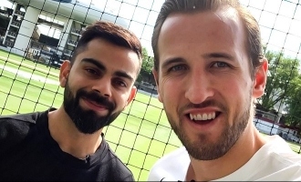 Football Meets Cricket: Captains Kane and Kohli Catch Up