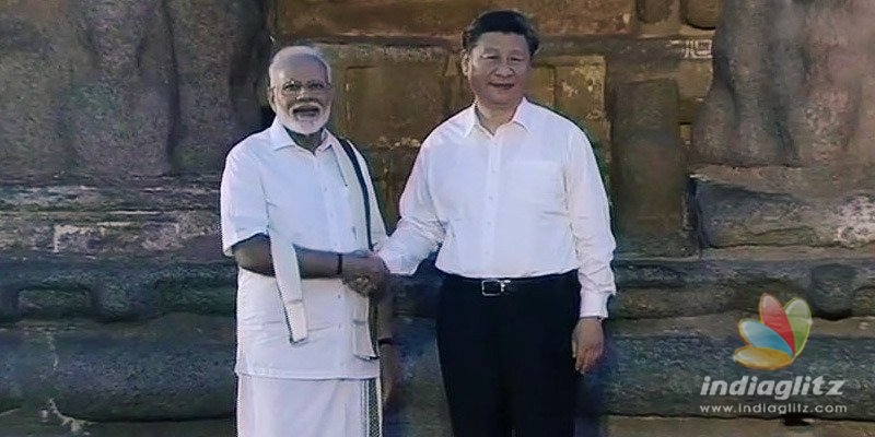 Modi wears a veshti to impress Tamilians