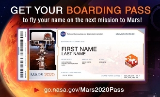 Here is your chance to send your name to Mars