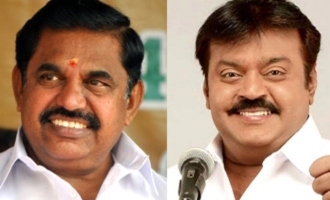 TN CM Edappadi Palanisamy meets Vijayakanth!