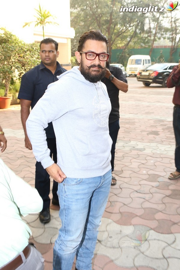 Aamir Khan at Launch of New Film Trailer 'Secret Super Star'