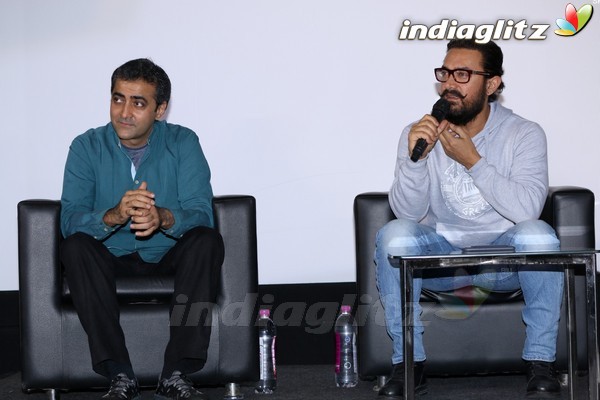 Aamir Khan at Launch of New Film Trailer 'Secret Super Star'