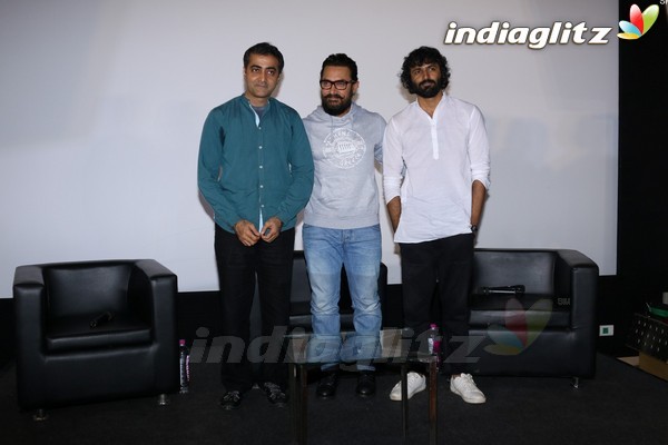 Aamir Khan at Launch of New Film Trailer 'Secret Super Star'