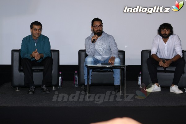 Aamir Khan at Launch of New Film Trailer 'Secret Super Star'