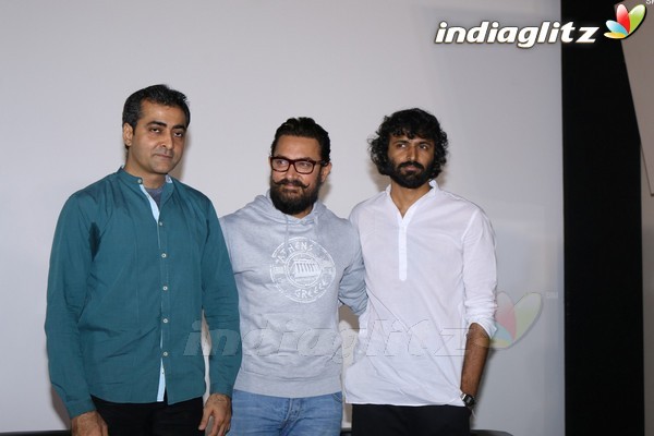 Aamir Khan at Launch of New Film Trailer 'Secret Super Star'