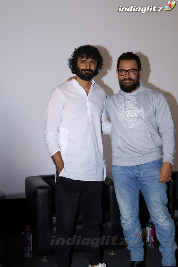 Aamir Khan at Launch of New Film Trailer 'Secret Super Star'