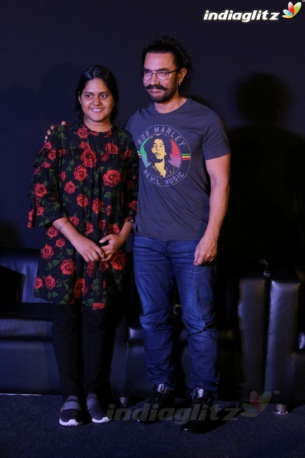 Aamir Khan at 'Secret Superstar' Song Launch