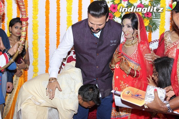 Vivek Oberoi at Acid Survivor Lalita Bansi's Wedding