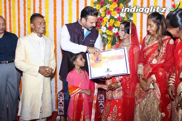 Vivek Oberoi at Acid Survivor Lalita Bansi's Wedding