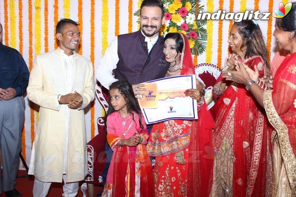 Vivek Oberoi at Acid Survivor Lalita Bansi's Wedding