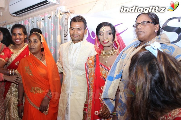 Vivek Oberoi at Acid Survivor Lalita Bansi's Wedding