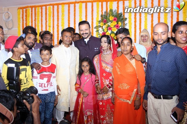 Vivek Oberoi at Acid Survivor Lalita Bansi's Wedding