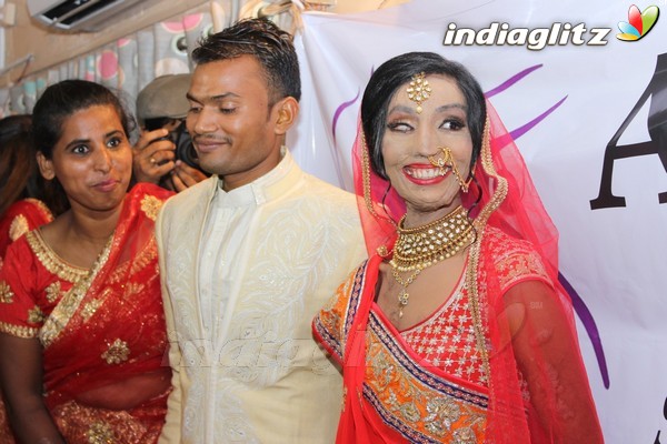 Vivek Oberoi at Acid Survivor Lalita Bansi's Wedding