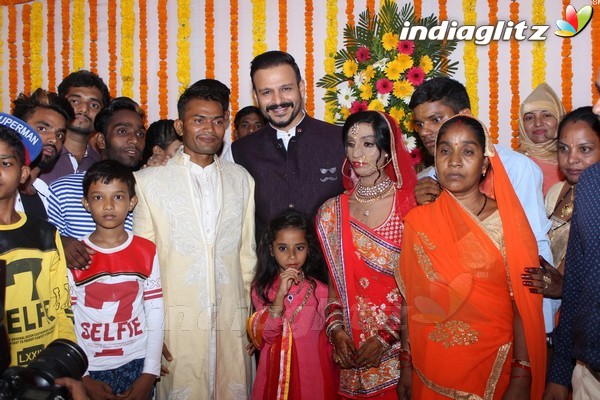 Vivek Oberoi at Acid Survivor Lalita Bansi's Wedding