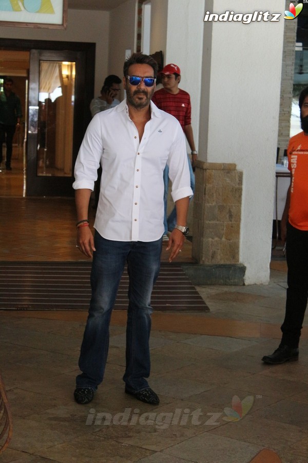 Ajay Devgn at Sai International Marathon Shirdi Press Meet