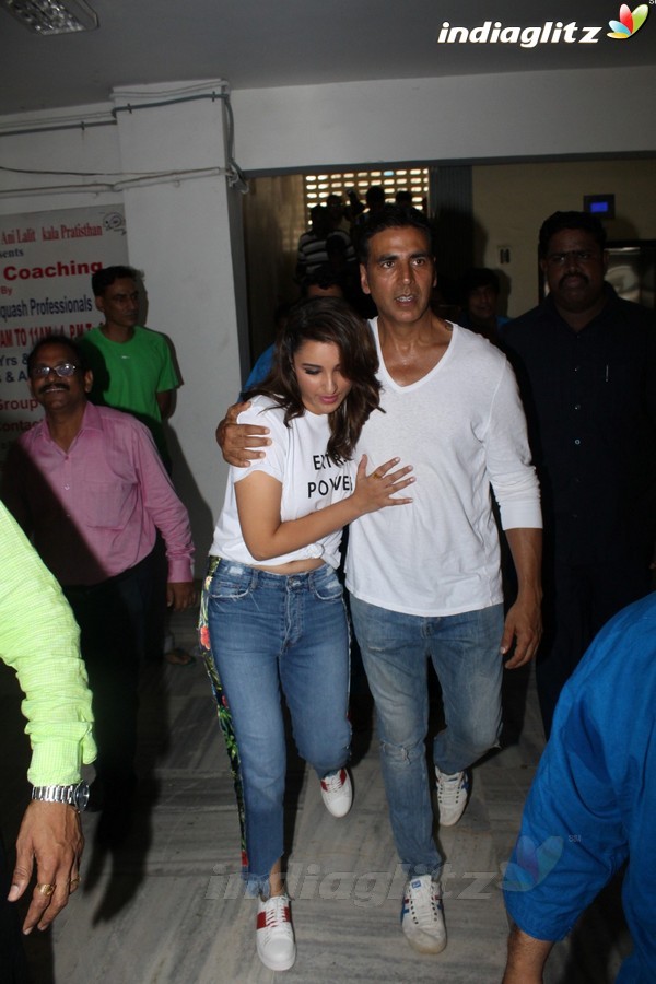 Akshay Kumar & Parineeti Chopra at Women Self Defence Graduation Day