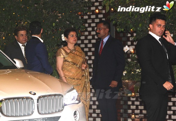 Bollywood Stars at Harbhajan Singh & Rohit Sharma's Wedding Celebration at Mukesh Ambani House