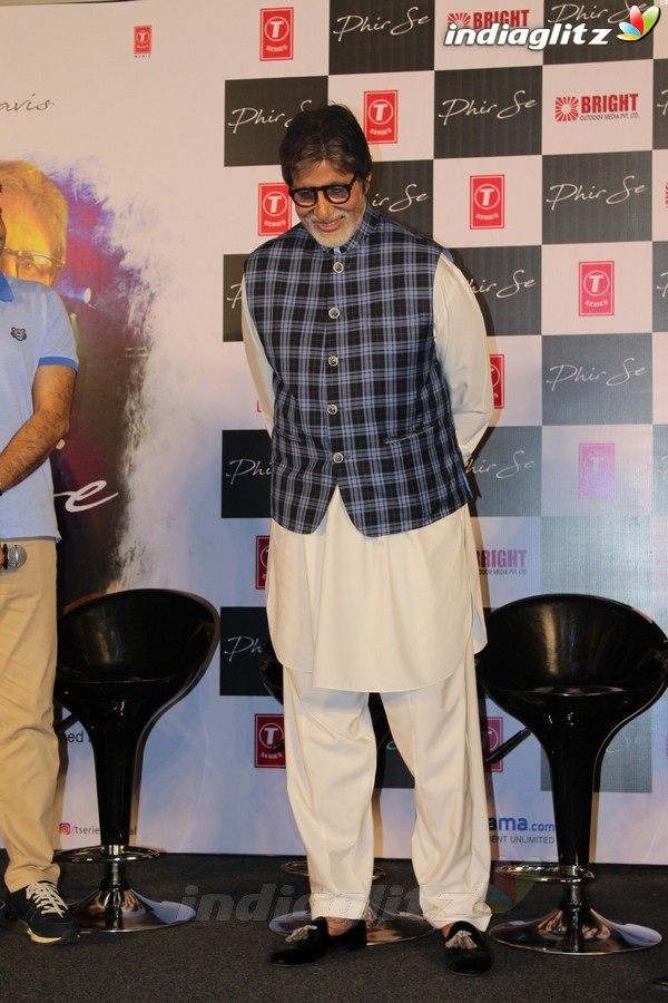 Amitabh Bachchan at Launch of Amruta Fadnavis New Single 'Phir Se'