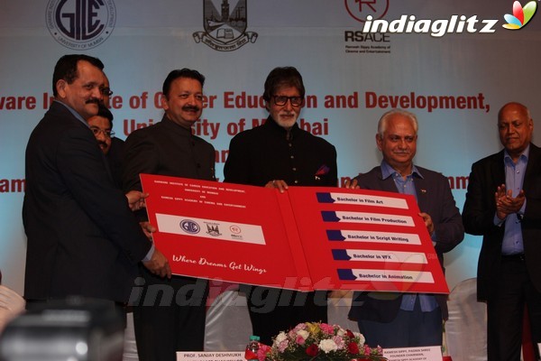 Amitabh Bachchan Launches Ramesh Sippy's Academy of Cinema & Entertainment