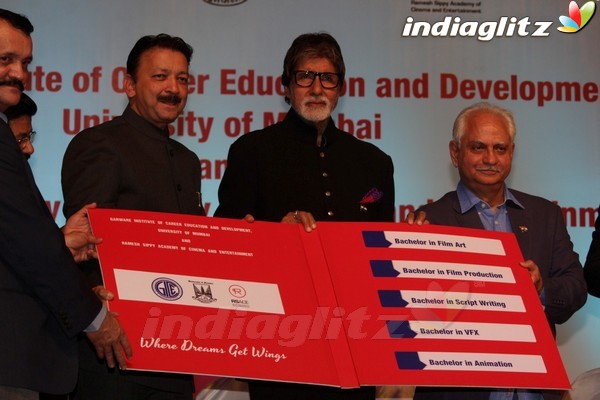 Amitabh Bachchan Launches Ramesh Sippy's Academy of Cinema & Entertainment