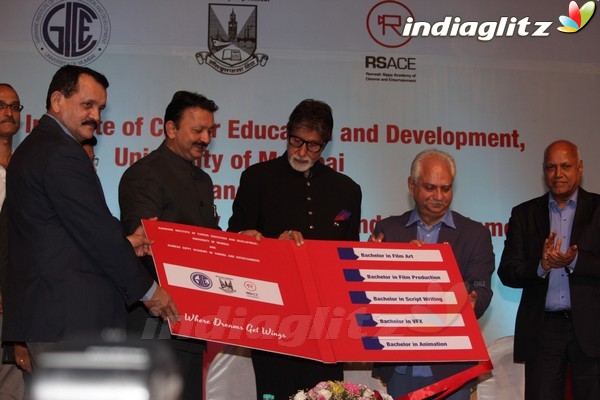 Amitabh Bachchan Launches Ramesh Sippy's Academy of Cinema & Entertainment