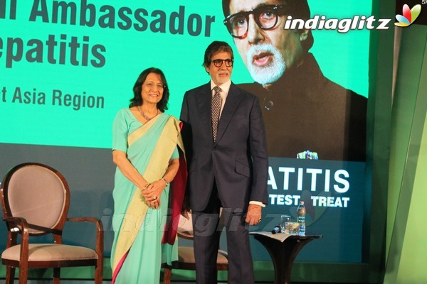 Amitabh Bachchan as WHO Goodwill Ambassador for Hepatitis Awareness