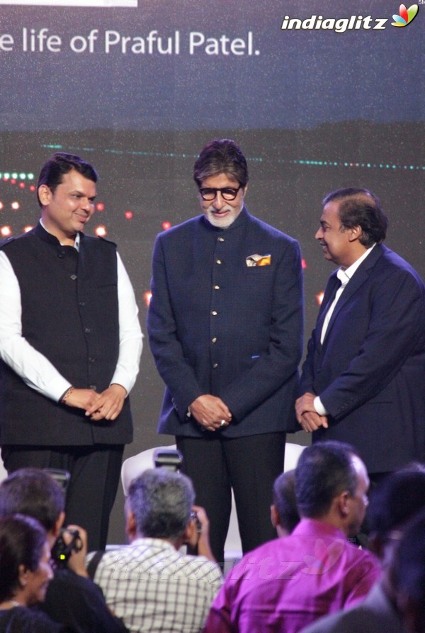 Amitabh Bachchan at Launch of Pictorial Biography of Praful Patel