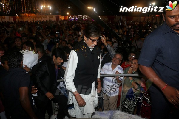 Amitabh Bachchan at Ali Khan's Daughter Wedding Reception