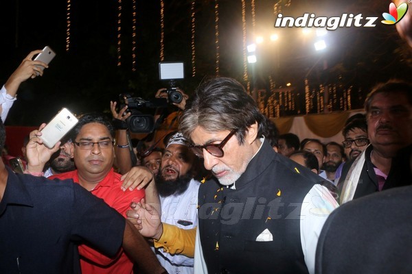 Amitabh Bachchan at Ali Khan's Daughter Wedding Reception