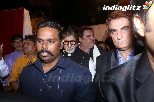 Amitabh Bachchan at Ali Khan's Daughter Wedding Reception