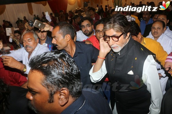 Amitabh Bachchan at Ali Khan's Daughter Wedding Reception