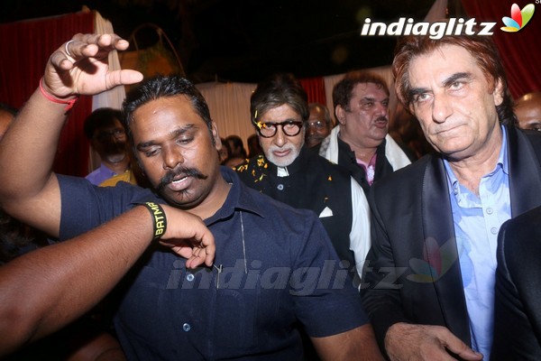 Amitabh Bachchan at Ali Khan's Daughter Wedding Reception