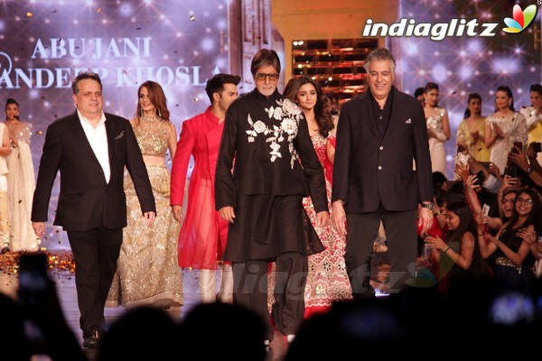 Amitabh, Varun, Alia Walk the Ramp for Cancer Patients at Fevicol Caring With Style