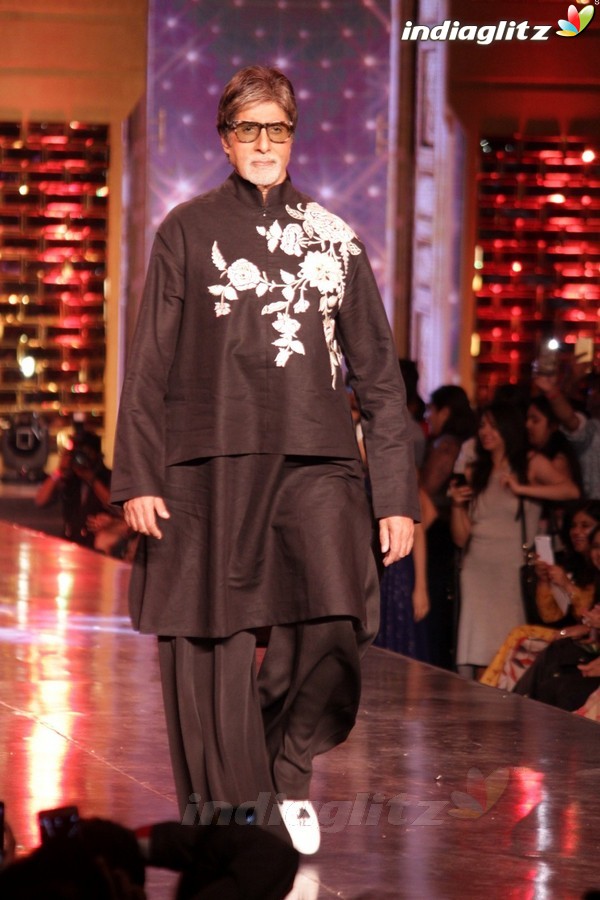 Amitabh, Varun, Alia Walk the Ramp for Cancer Patients at Fevicol Caring With Style