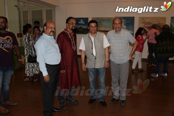 Anup Jalota Inaugurates Kishore M Sali's 'See The Unseen' Art Show