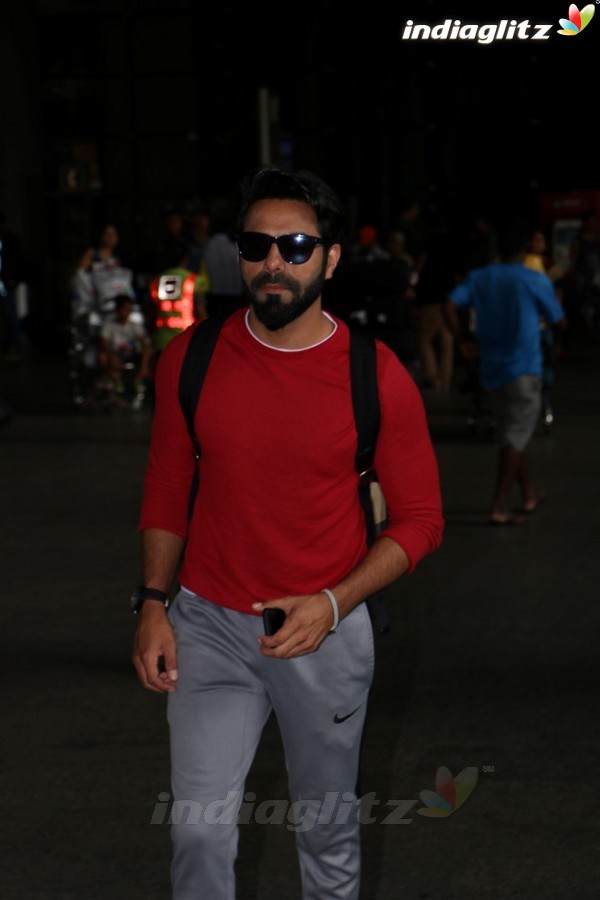 Aparshakti Khurrana Spotted at International Airport