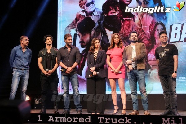 Ajay Devgn, Emraan Hashmi, Ileana D'Cruz at 'Baadshaho' Trailer Launch