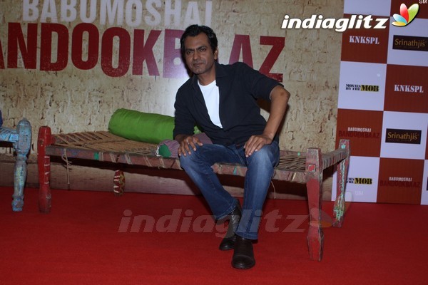 Nawazuddin Siddiqui & Bidita Bag at 'Babumoshai Bandookbaaz' Trailer Launch