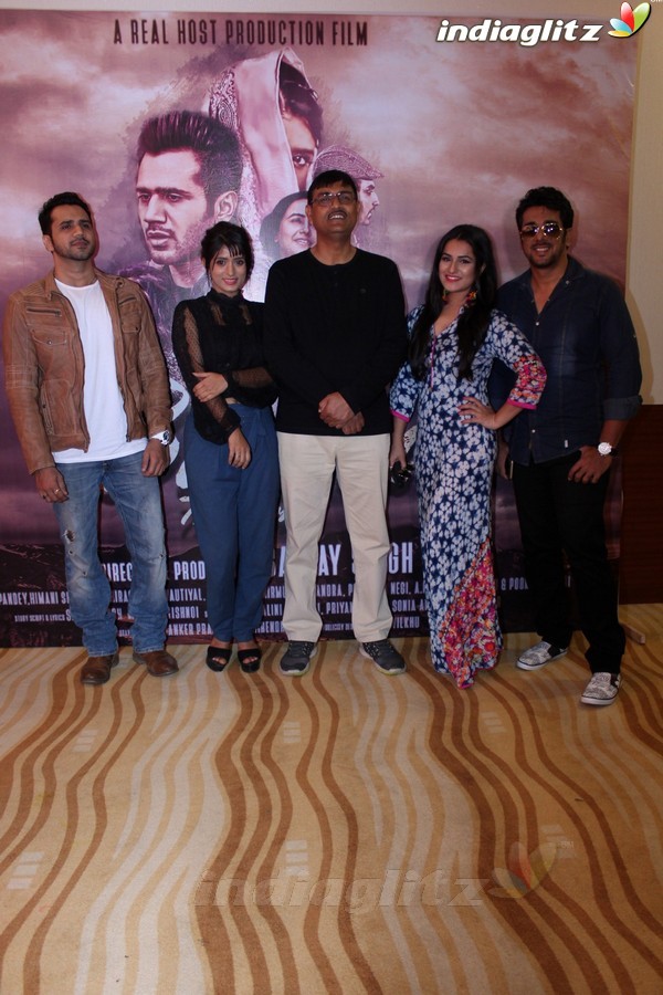 Hemant Pandey & Nidhi Nautiyal at 'Badri - The Cloud' Music Launch