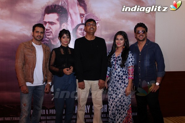 Hemant Pandey & Nidhi Nautiyal at 'Badri - The Cloud' Music Launch