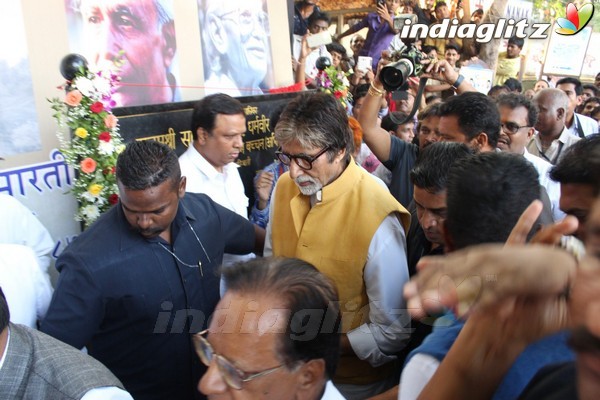 Amitabh Bachchan Inaugurates Dharamvir Bharati Chowk in Bandra