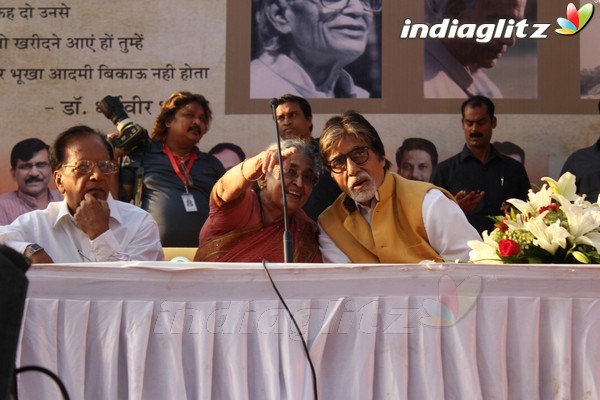 Amitabh Bachchan Inaugurates Dharamvir Bharati Chowk in Bandra