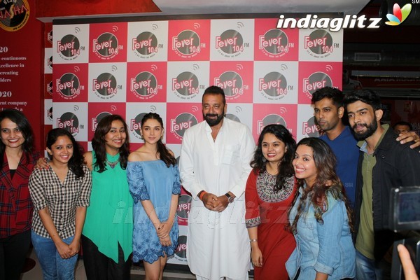 Sanjay Dutt & Aditi Rao Hydari at 'Bhoomi' at Fever 104 FM