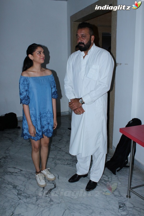 Sanjay Dutt & Aditi Rao Hydari at 'Bhoomi' at Fever 104 FM