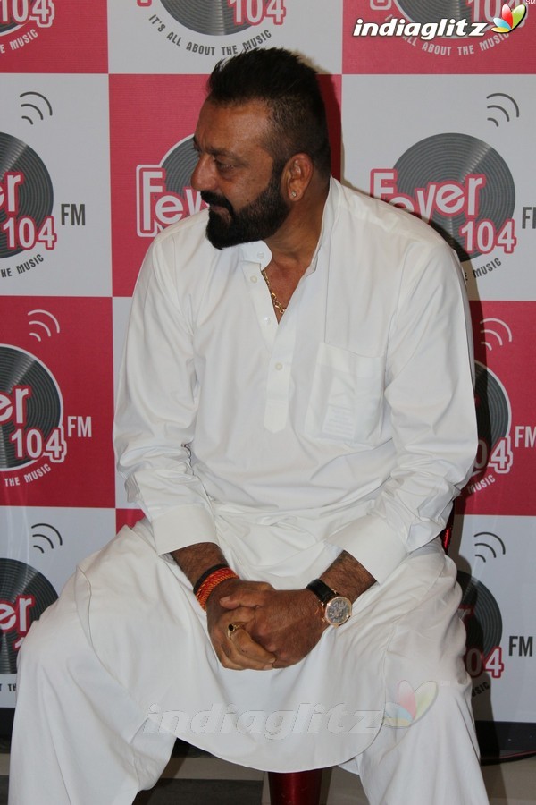 Sanjay Dutt & Aditi Rao Hydari at 'Bhoomi' at Fever 104 FM