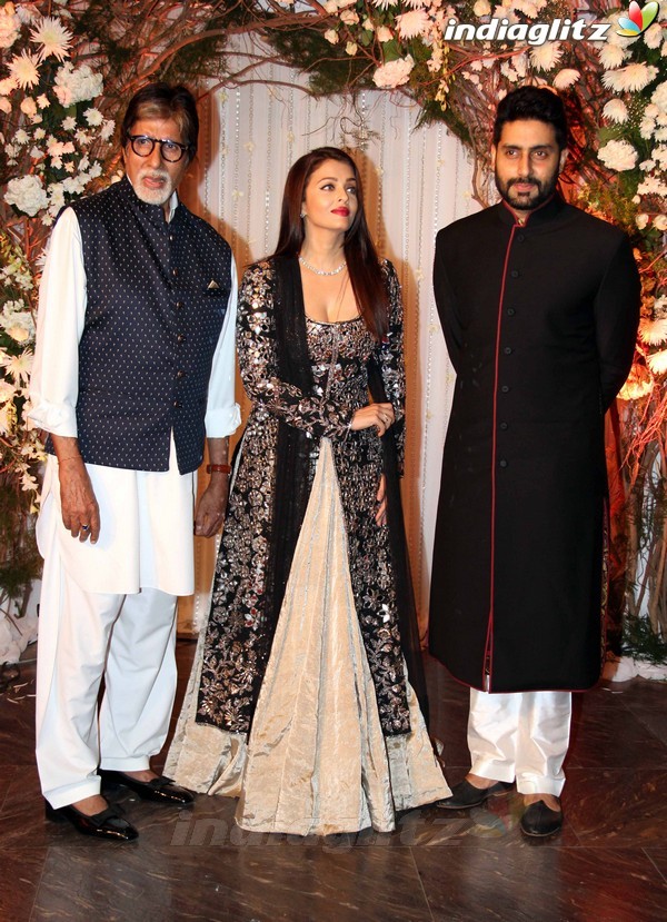 Salman, Aishwarya, SRK, Ranbir, Sanjay Dutt, Amitabh, Sonam at Bipasha-Karan Wedding Reception