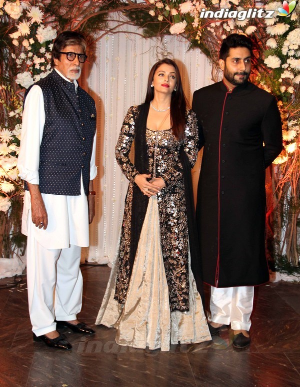 Salman, Aishwarya, SRK, Ranbir, Sanjay Dutt, Amitabh, Sonam at Bipasha-Karan Wedding Reception