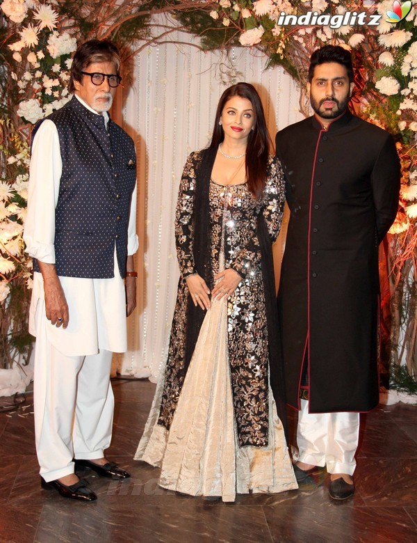 Salman, Aishwarya, SRK, Ranbir, Sanjay Dutt, Amitabh, Sonam at Bipasha-Karan Wedding Reception