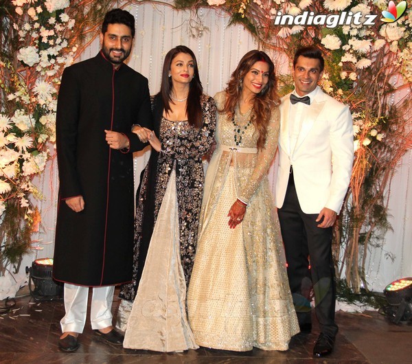 Salman, Aishwarya, SRK, Ranbir, Sanjay Dutt, Amitabh, Sonam at Bipasha-Karan Wedding Reception