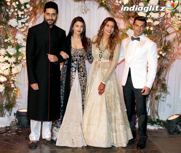 Salman, Aishwarya, SRK, Ranbir, Sanjay Dutt, Amitabh, Sonam at Bipasha-Karan Wedding Reception